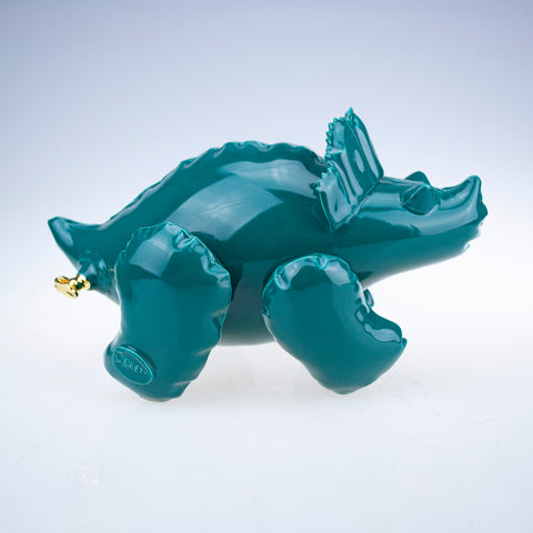 Small Inflatable Triceratops Teal