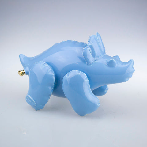 Small Inflatable Triceratops Baby Blue