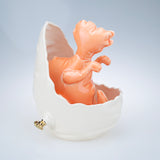 Creamsicle Maiasaura in Egg