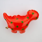 NEW Wall-hanging Brontosaurus (Orange with Green Stars)