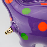 NEW Wall-Hanging Brontosaurus (Purple with Polka Dots)