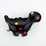 NEW Wall-Hanging Brontosaurus (Black with Polka Dots)