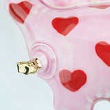 NEW Wall-Hanging Brontosaurus (Pink with Red Hearts)
