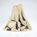 Volcano with Creamsicle Mini Camarasaurus and Celadon Pterodactyl