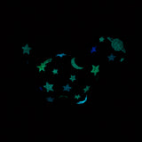 NEW Wall-O-Saurus (Black with Glow in the Dark Outer Space)