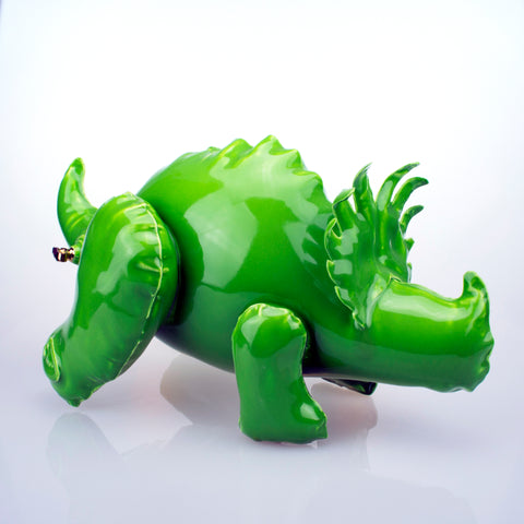 Small Inflatable Styraccosaurus Green