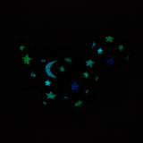 NEW Wall-O-Saurus (Black with Glow in the Dark Outer Space)
