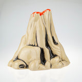 Volcano with Lavender Mini Camarasaurus and Lavender Pterodactyl
