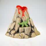 Volcano with Green Mini Camarasaurus