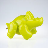Small Inflatable Triceratops Chartreuse