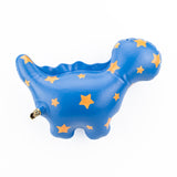 NEW Wall-O-Saurus (Satin Blue with Orange Glow in the Dark Stars)