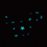 NEW Wall-O-Saurus (Satin Blue with Orange Glow in the Dark Stars)