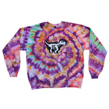 L Tie-Dye Crewneck Sweatshirt