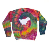M Tie-Dye Crewneck Sweatshirt