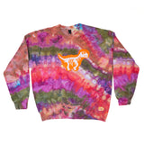 L Tie-Dye Crewneck Sweatshirt