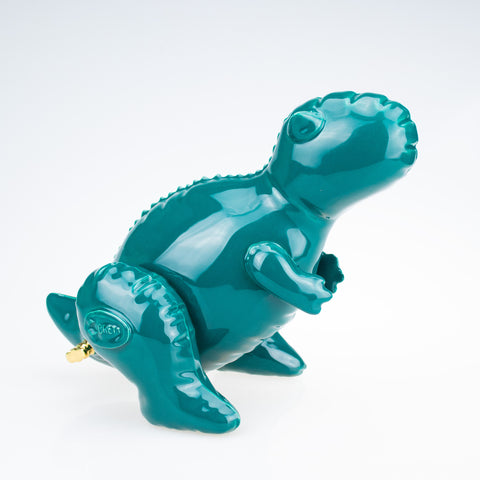 Small Inflatable Carnotaurus Teal