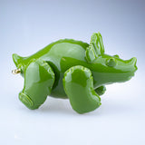 Olive Green Inflatable Triceratops