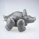 Small Inflatable Triceratops Gray