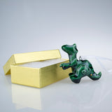 Emerald Green Mini-Allosaurus Ornament