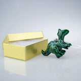 Emerald Green Mini-Allosaurus Ornament