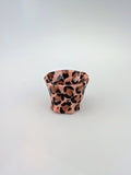 Leopard Print Candleholder