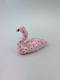 Polka Dot Swan Candleholder