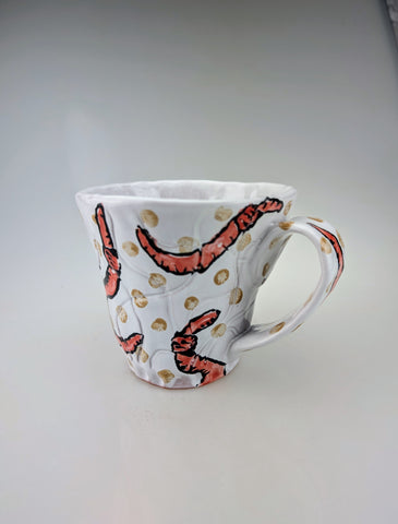 Worm Polka Dot Mug