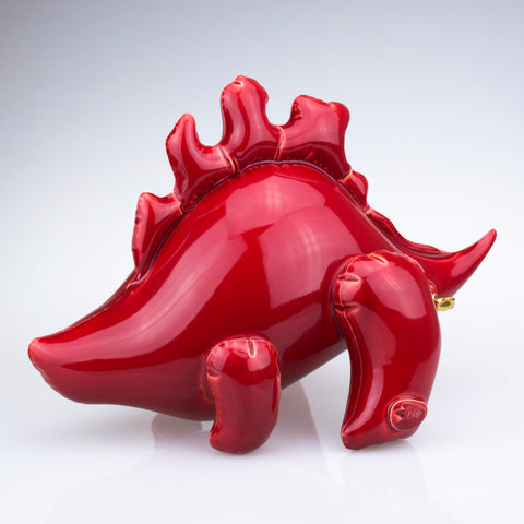 Small Inflatable Stegosaurus Red