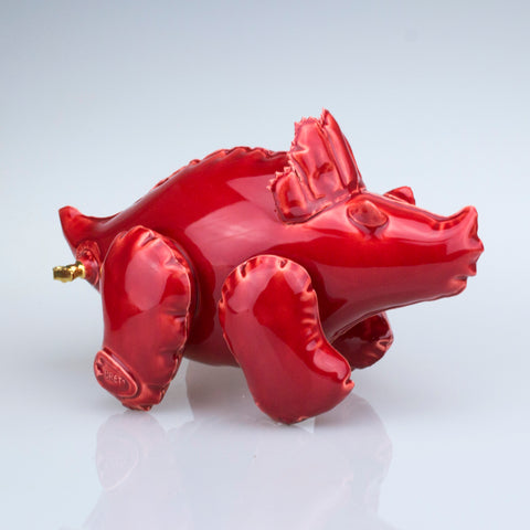 Small Inflatable Triceratops RED
