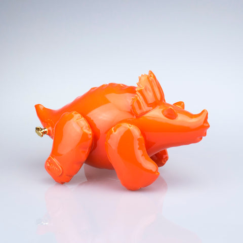 Small Inflatable Triceratops Orange