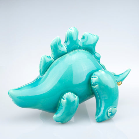 Small Inflatable Stegosaurus Turquoise