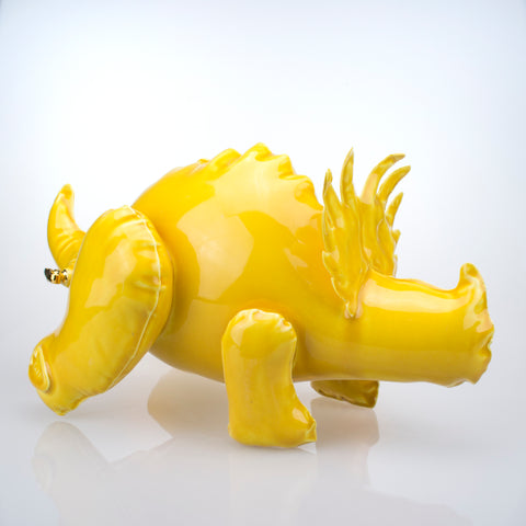 Small Inflatable Styraccosaurus Yellow