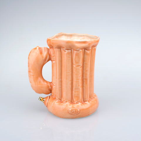 Inflatable Porcelain Mug Orange