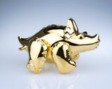 Made-to-Order, Small Inflatable Triceratops Gold