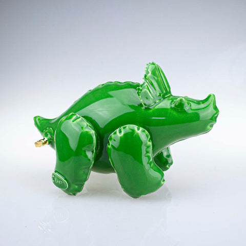 Small Inflatable Triceratops Green
