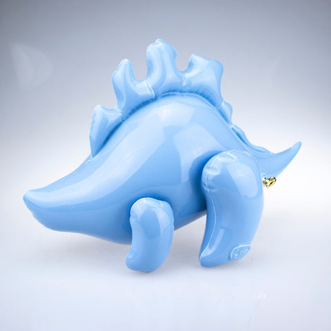 Small Inflatable Stegosaurus Baby Blue
