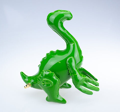 Small Inflatable Therizinosaur Green