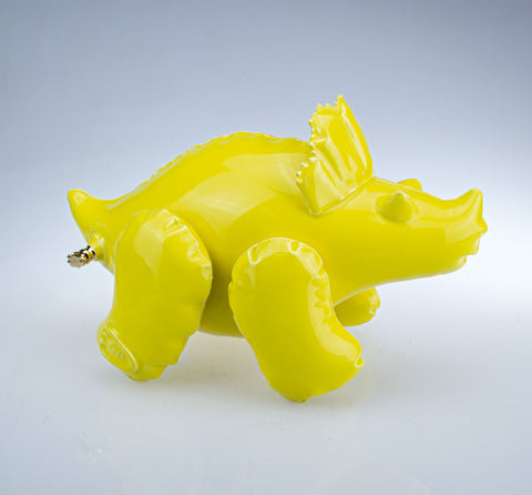 Small Inflatable Triceratops Yellow