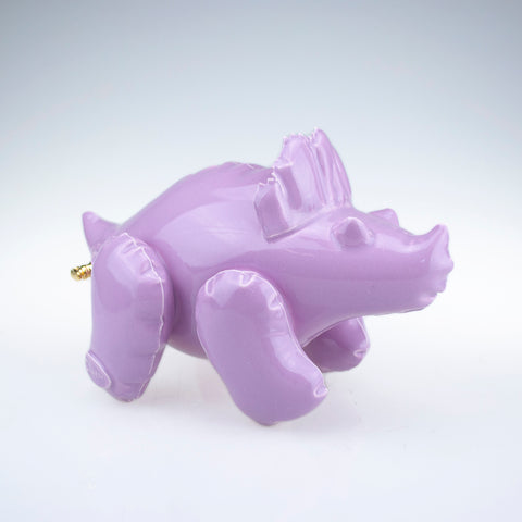 Small Inflatable Triceratops Lavender