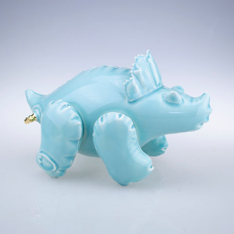 Small Inflatable Triceratops Celadon