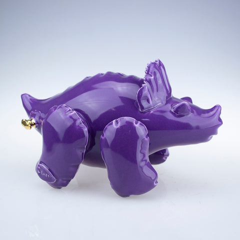 Small Inflatable Triceratops Purple